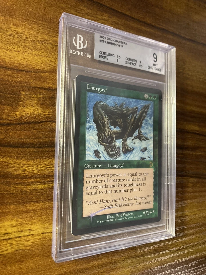 MTG✨LHURGOYF FOIL✨Deckmasters BGS QUAD 9’s++ MINT RARE Creature 2001 POP 3 ! - Image 3 of 4