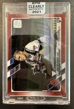 2021 Topps Clearly Authentic Daulton Varsho Gold Parallel Auto RC #/50