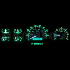 Dash Cluster Gauge GREEN LED LIGHT BULB KIT Fit 92-96 Ford F150 F250 F350 Bronco