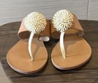 $228 Joie A La Plage Leather Flip Flop Thong Sandals Flats Shoes Worn 1x EUC!! — photo 3