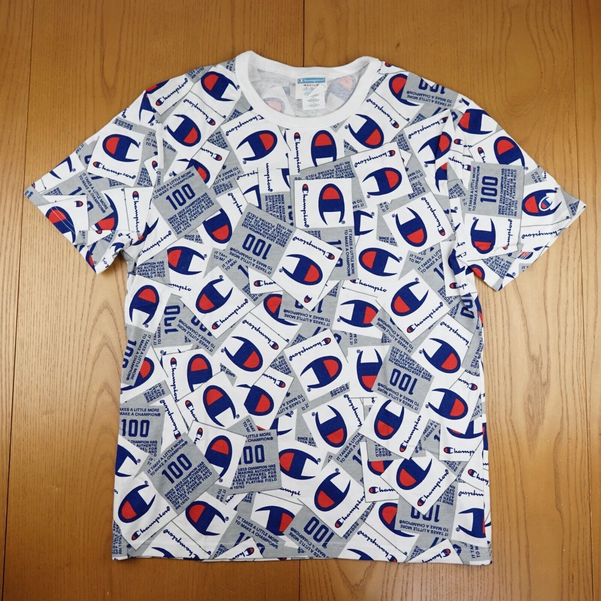 Champion all over print tee sale
