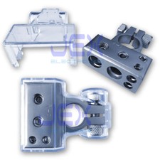 Positive Battery Terminal Power Distribution Connector 2X 4ga 2X 8ga Car/boat/RV