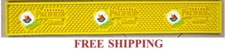 PACIFICO CLARA BEER BREWERY LOGO RAIL SPILL BAR MAT RUBBER RUNNER 23" x 3.5" NEW