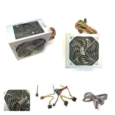 Alimentatore MYKA PW-B500 500W Ventola 12cm Sata - Ide Tasto On/Off Bulk