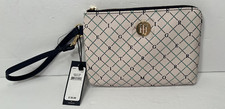 Tommy Hilfiger Leather Zippered Wristlet Change Purse NWT