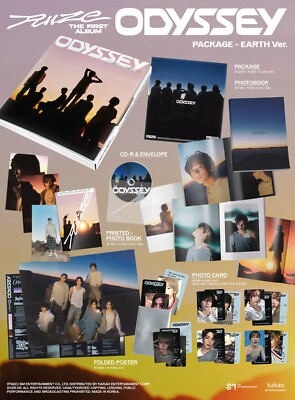 K-POP RIIZE 1st Album ODYSSEY PACKAGE Ver. CD+88p Book+2p P.Card+