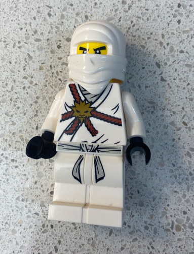 Lego Ninjago Spinjitzu Zane Jumbo White LARGE Minifigure Pen - No Ink Ninja 4" - 第 1/4 張圖片