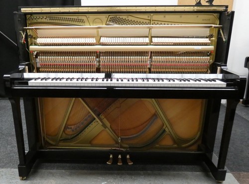 Kemble K121 Traditional Model Upright Piano in Black High Gloss Finish - Picture 6 of 6
