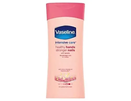 Vaseline Intensive Care Healthy Hands Stronger Nails With Keratin Hand  Cream 10X Stronger Nails In 2 Weeks - 1Source