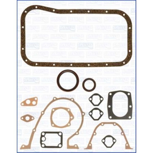 Ajusa Dichtungssatz Dichtsatz KurbelgehäUse FüR Fiat 124 124_-image