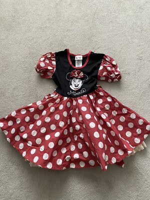 Mädchen Walt Disney Vintage Minnie Mouse Kostüm Größe Medium