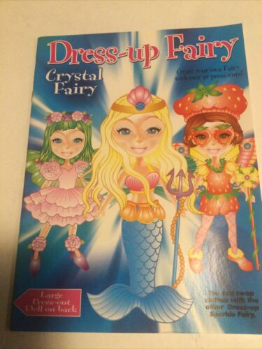 Fairy and Princess Dress-Up Dolls: Crystal Fairy Paper Doll - NEW - Picture 1 of 2