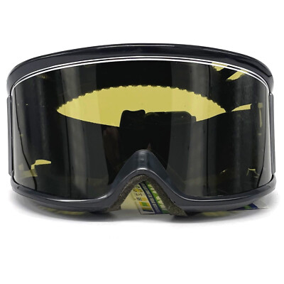 Vintage CEBE '' STOP FOG SPECIAL '' ski goggles - 80's France - RARE - Black