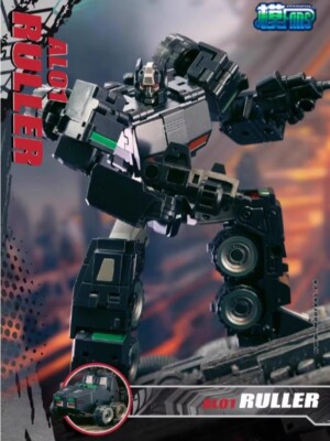 Mod fans AL01H black  Op Timus Prime RULLER Transforms action figure toys gift