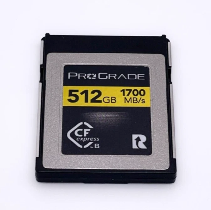 Prograde Digital 512GB CFexpress 2.0 Gold Memory Card, 1700MB/s