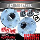 x2 galvanised Boat Trailer hubs suit HQ 5/120.65 PCD & S/L Slimline bearings