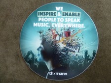 Aufkleber NEU - Thomann (rund - 9,5 cm)