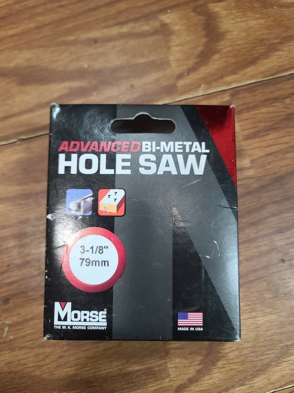 NEW - MK Morse MHS50 3-1/8" Bi-Metal Hole Saw
