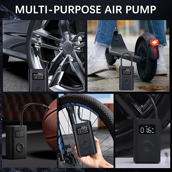 Gonfleur pneus voiture électrique Xiaomi 2 mini compresseur air portatif