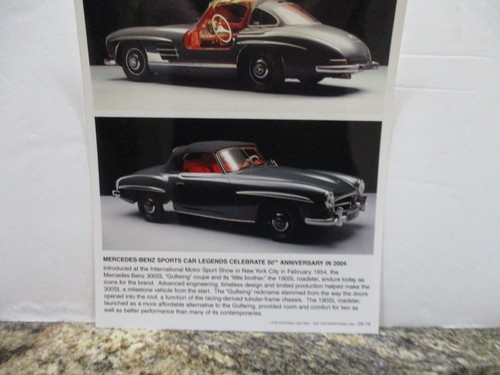 1954 Mercedes-Benz 300SL GULLWING and 190SL 50th Anniversary 2004 Photo original