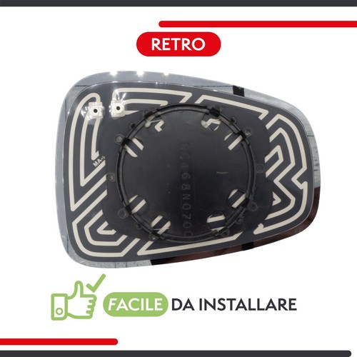 Vetro Specchietto Alfa Romeo Mito 159 Sinistro SX Termico - Imagen 3 de 8