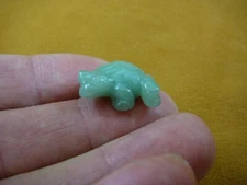 (an-frog-11) BEAD FROG Green aventurine carving Pendant gem FIGURINE gemstone