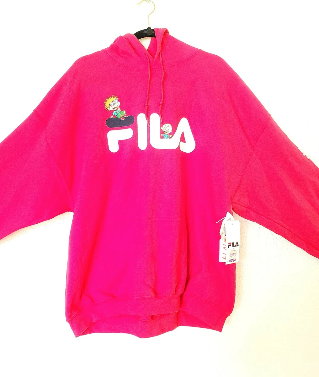 Pink fila sweater sale