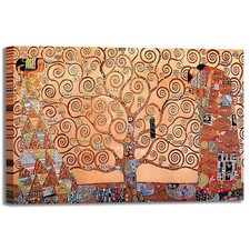 Gustav Klimt albero della vita 2 quadro stampa tela dipinto telaio arredo casa