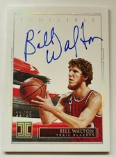 2020-21 BILL WALTON AUTO SILVER HOLO INDELIBLE 11/25 IMPECCABLE BASKETBALL ❤️❤️