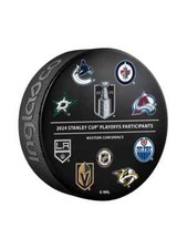 2024 16 Team Participant Stanley Cup Playoffs Commemorative Hockey Puck