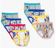 NEW Sonic The Hedgehog Boys' Big 100 Cotton Briefs Size 8