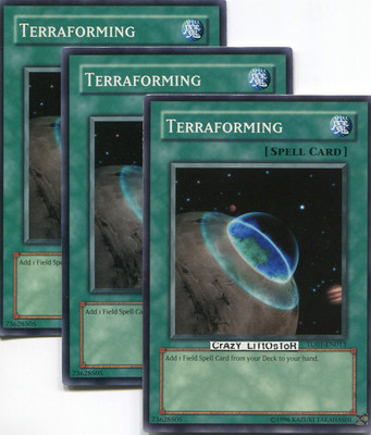 Yu-Gi-Oh! Terraforming Card – Turbo Pack 1 Promo Edition, Common Rarity, Collectible Trading Card