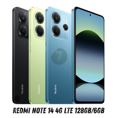 Xiaomi Redmi Note 14 4G LTE 128GB/6GB GSM Unlocked Dual Sim Global Version (New)