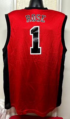 NBA Chicago Bulls Derrick Rose #1 Basketball Jersey Men's Sz: L