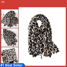 Floral Fashion Scarf 70x35 Inch Lightweight Cotton Linen Shawl Sun-Proof Wrap