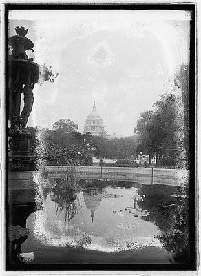 Capitol from Botanical Gardens,Washington,DC,District of Columbia,1922