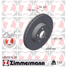 2x Bremsscheibe vorne für Mercedes C-Klasse W206 S206 | 26213652