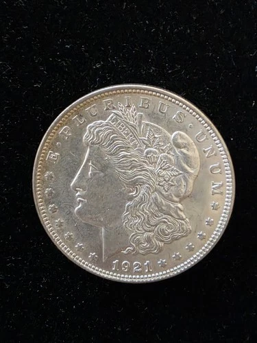 1921-D Morgan Silver Dollar AU++ Condition