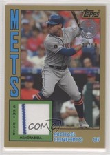 2019 Topps 1984 Baseball Relics Series 2 Gold 3/50 Michael Conforto #84R-MO 0q0