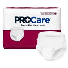 Procare _ Protective Underwear  Pack Of 20   Size Medium 34" - 46"