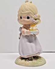 Precious Moments 1990 MAY YOUR BIRTHDAY BE A BLESSING Figurine 524301 Porcelain