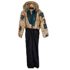 Obermeyer Vintage 80's Primrose Ski Bib Snowboard Snowsuit Juniors 16