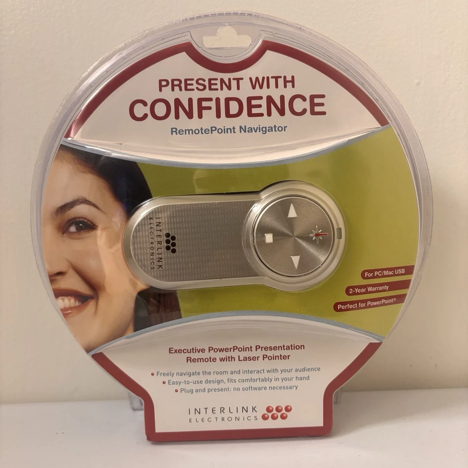 Interlink VP4250 RemotePoint Navigator Presentation Remote With Laser Pointer - Image 2 of 4