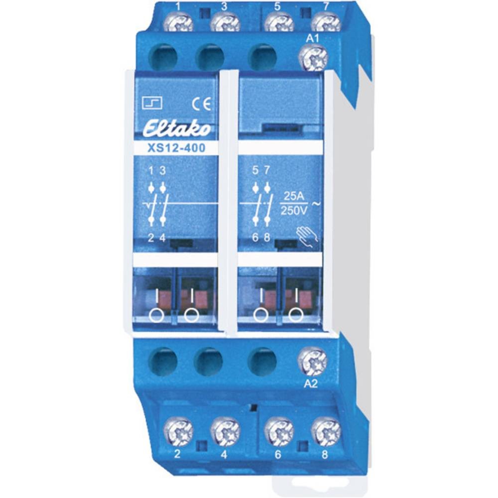 Télérupteur pour profilé Eltako 15A commande 4 circuits 3600W