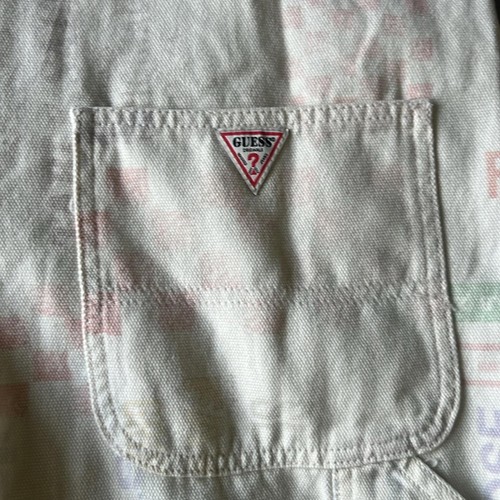 GUESS Originals x Howlin Rays Limited Capsule Overall Weiß Größe Medium Neu mit Etikett - Bild 13 von 15
