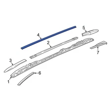 For Chrysler Pacifica 2017-2024 Chrysler 68502259AA Center Roof Rack Cover