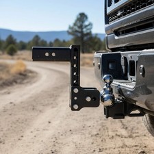 Tow Stow Adjustable Trailer Hitch Ball Mount 18000 Lbs Tri-ball Design