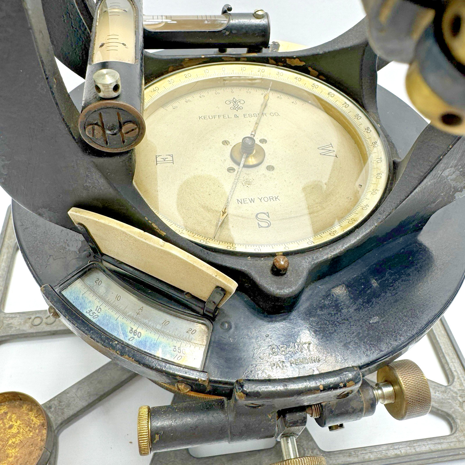 K&E Keuffel & Esser Paragon Engineers Transit Theodolite 5060 w Vertical Circle