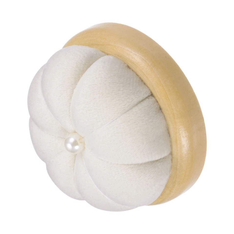 Base de madera Pin Cojín Estilo japonés Lindo Aguja Soporte Pin Cojines Crema Foto 3 de 4