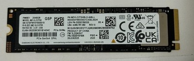(OEM) Samsung PM9E1 2TB 2280 M.2 OPAL Gen5 NVMe (MZ-VLC2T00)